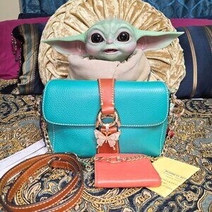 Dooney and Bourke Spearmint Pebble Grain Kyra Shoulder Bag - NWT